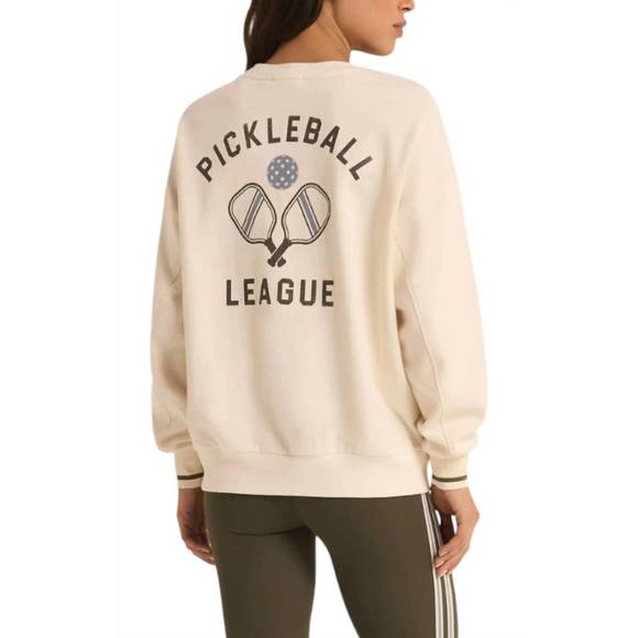 NEW Z SUPPLY pickleball sweatshirt in sandstone - Picture 4 of 4